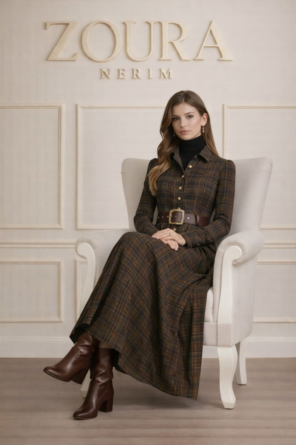 ELORYN | VESTIDO A CUADROS