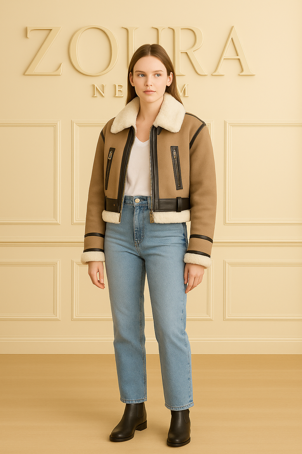 SYLVERA | CHAQUETA DE ANTE