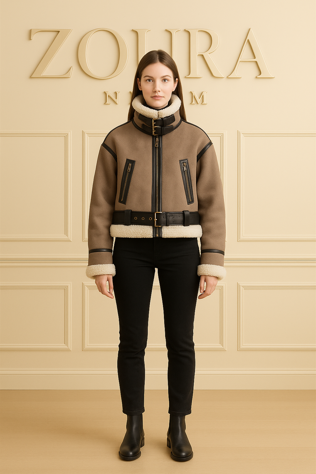 SYLVERA | CHAQUETA DE ANTE