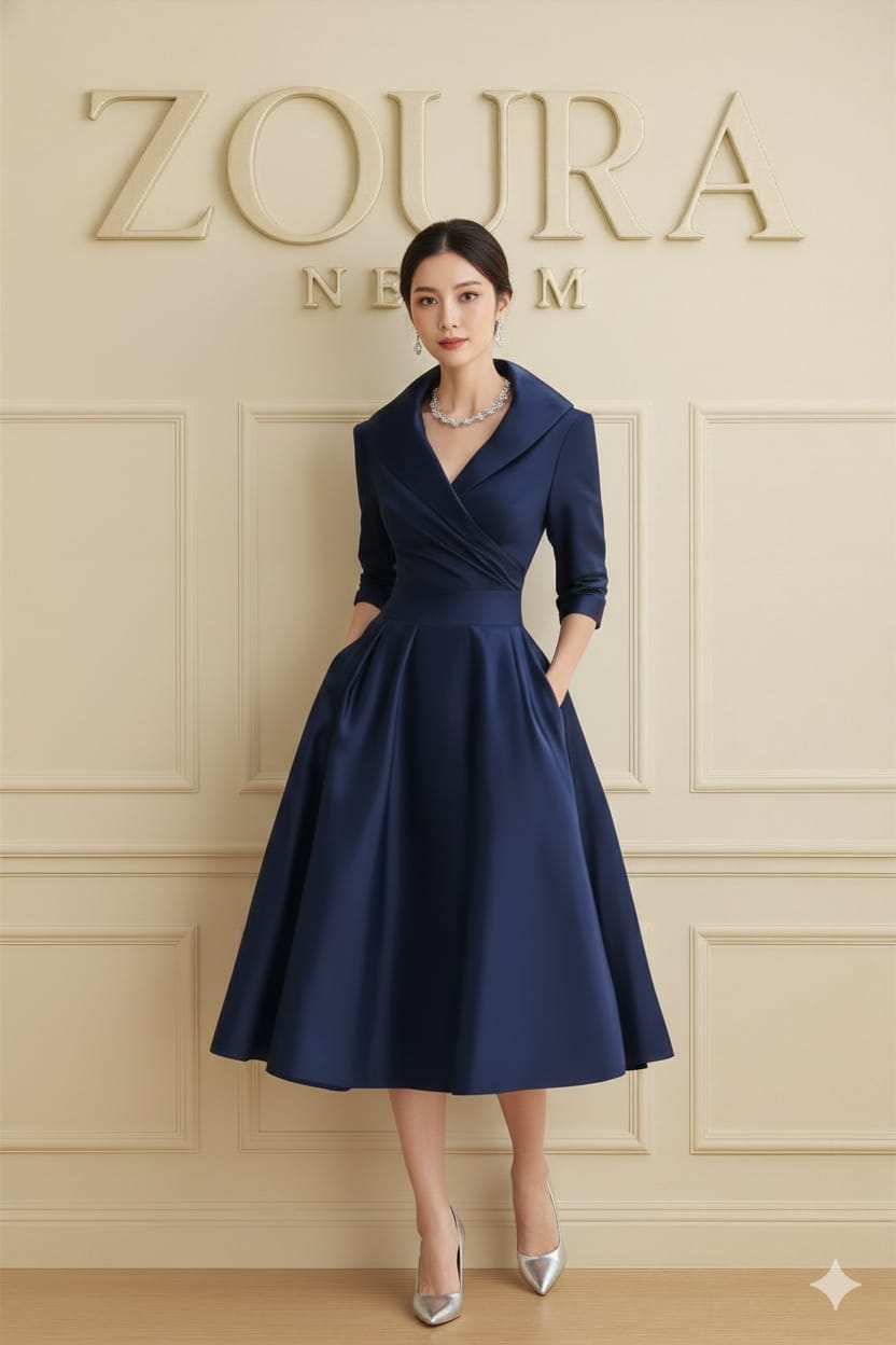 CORVIA | VESTIDO MIDI ELEGANTE