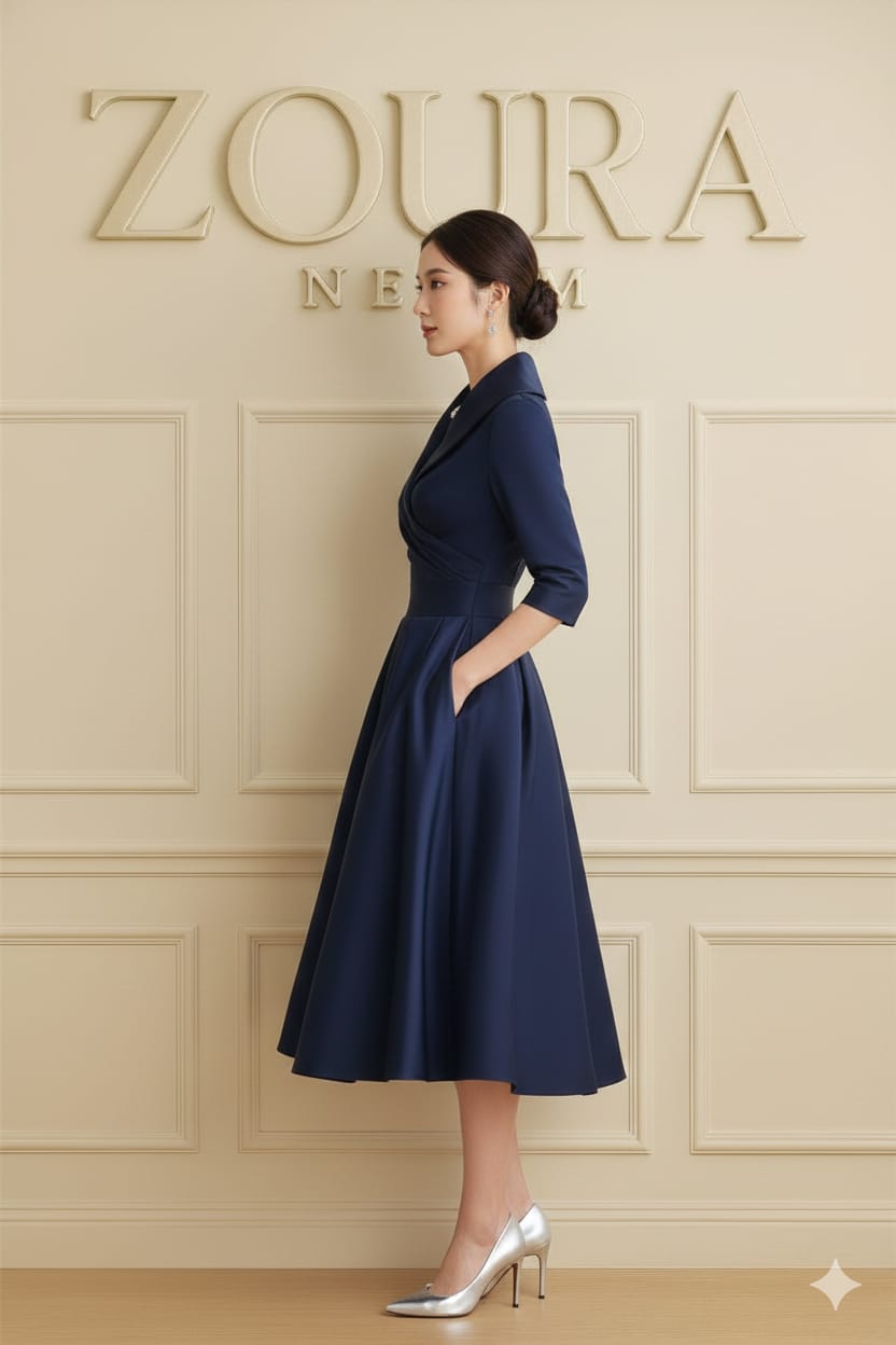 CORVIA | VESTIDO MIDI ELEGANTE