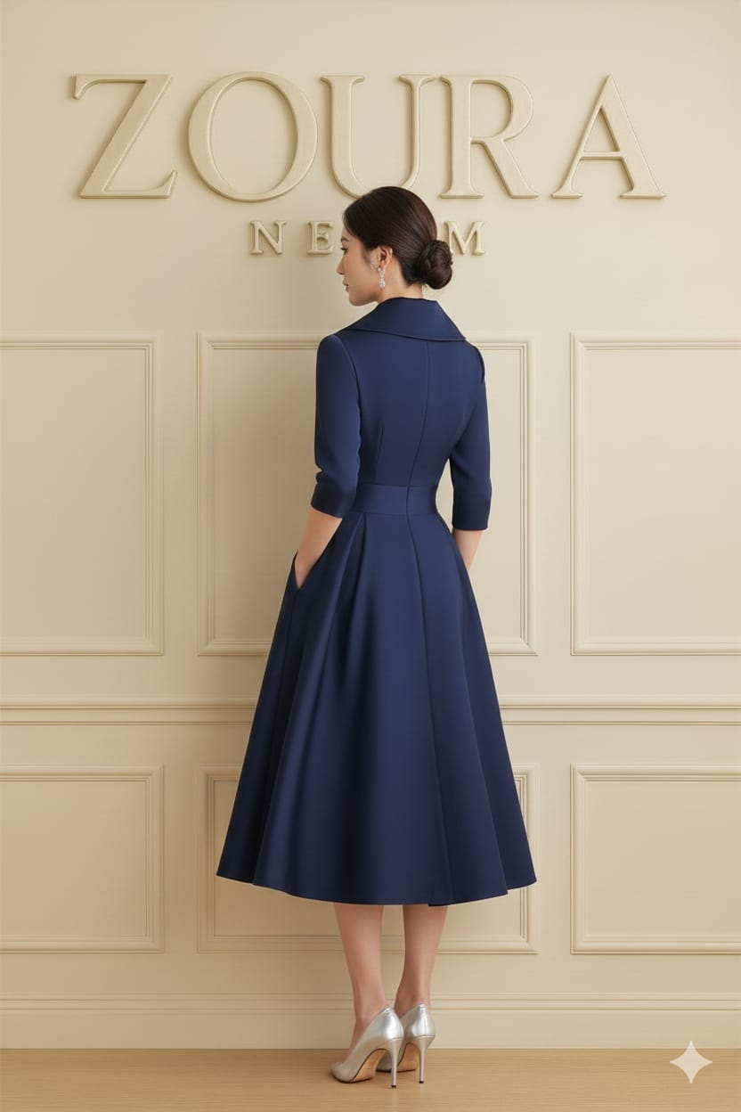 CORVIA | VESTIDO MIDI ELEGANTE