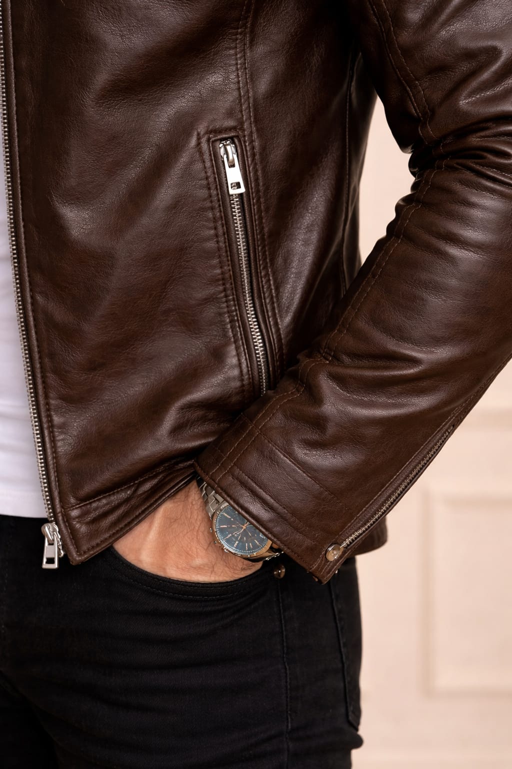 ARVYN | CHAQUETA DE CUERO