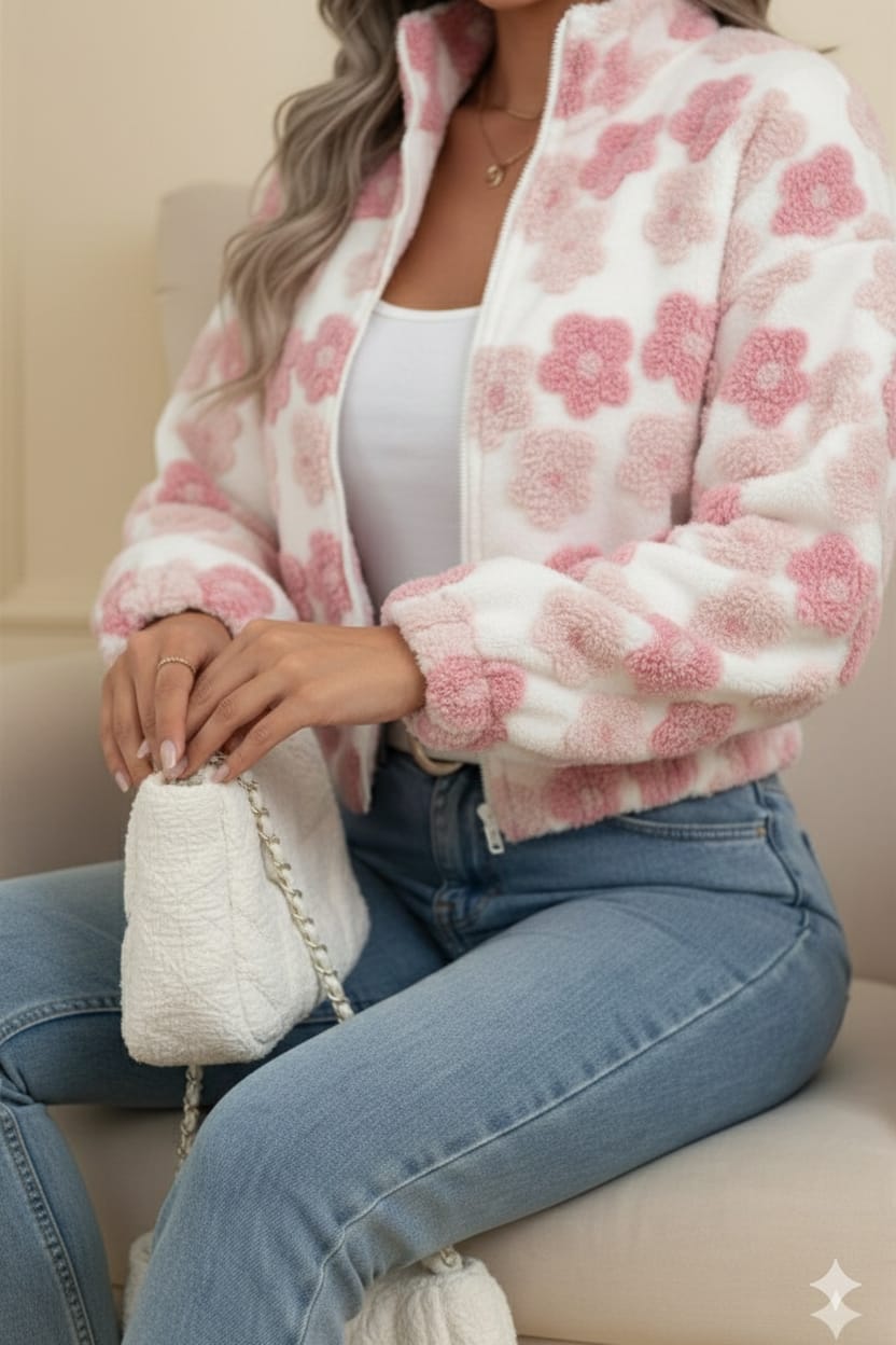 THELIA | CHAQUETA DE FLORES