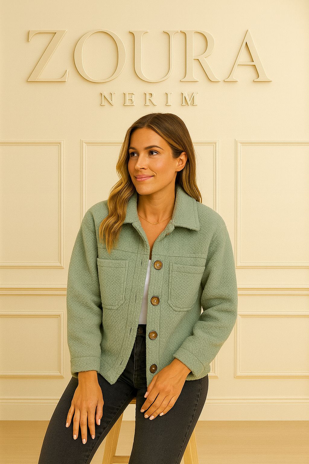 LUNARA | CHAQUETA ESTILO BORREGO