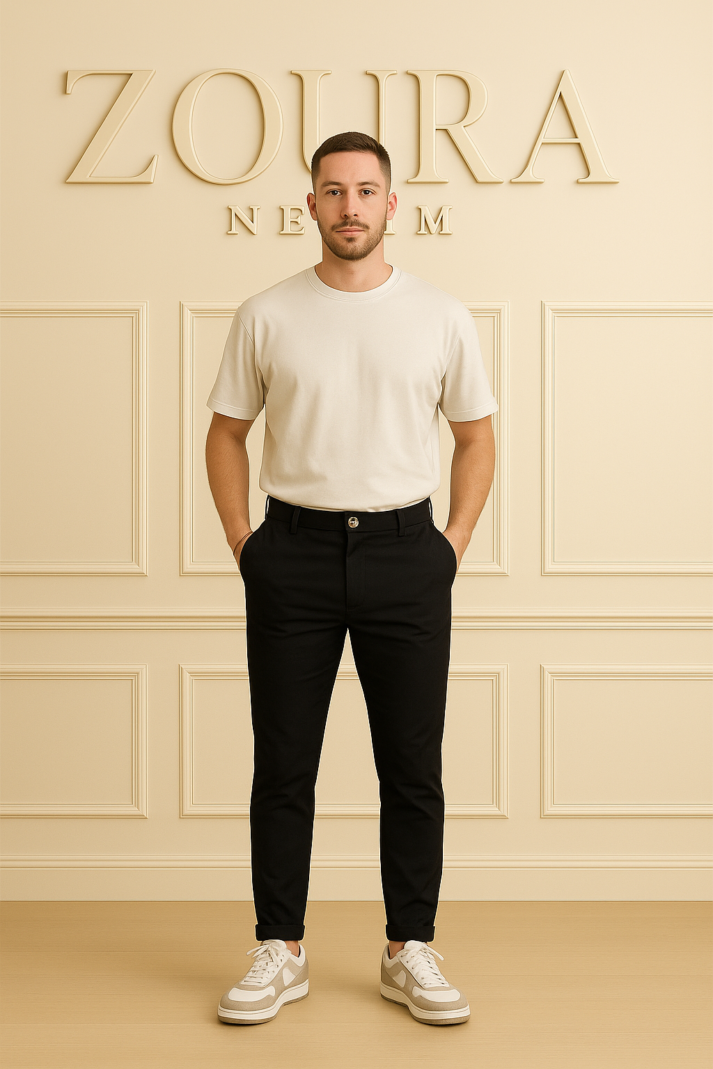 NAREL | PANTALON ESTILO CHINO