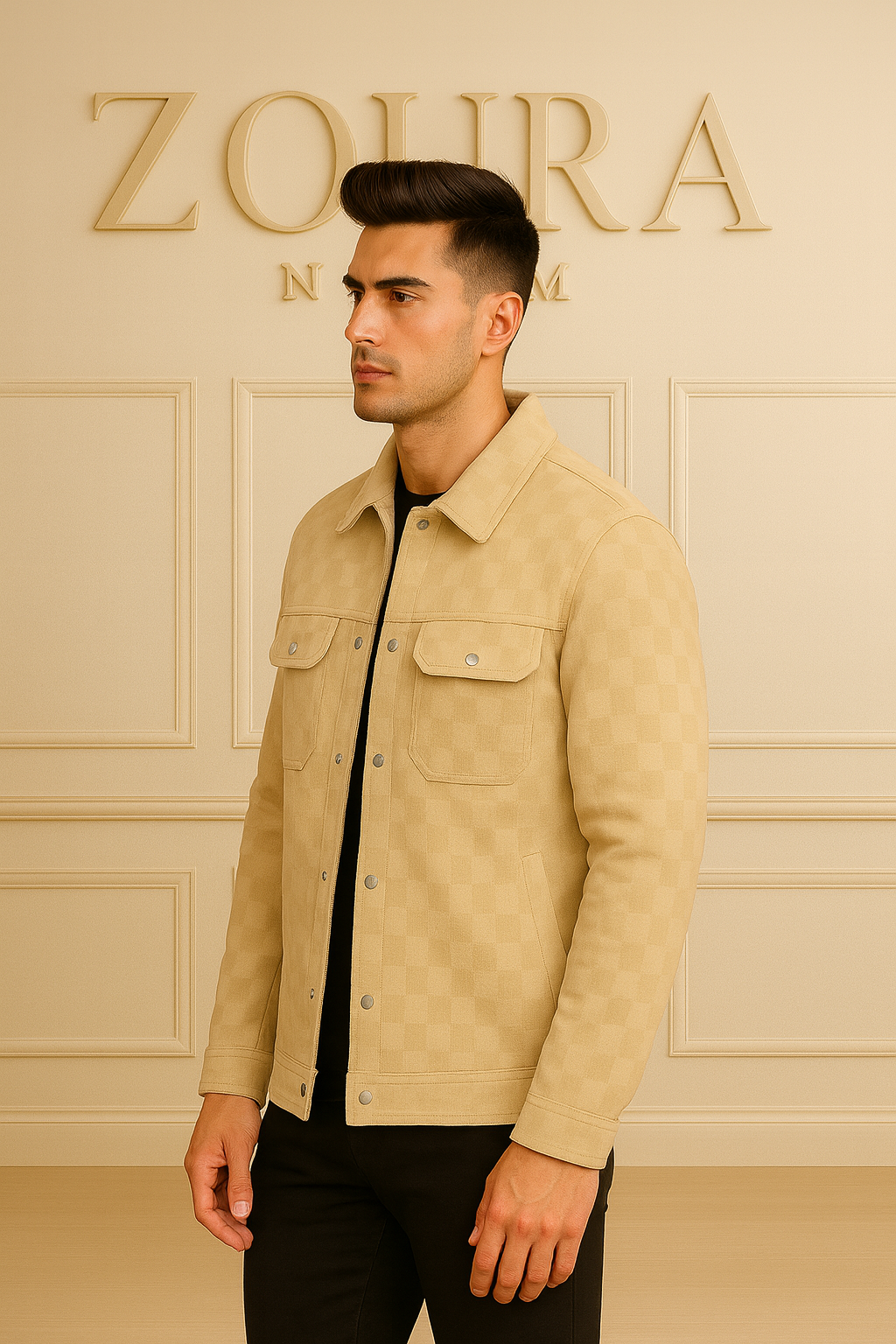 ECLIPSE | CHAQUETA ESTILO CUADROS