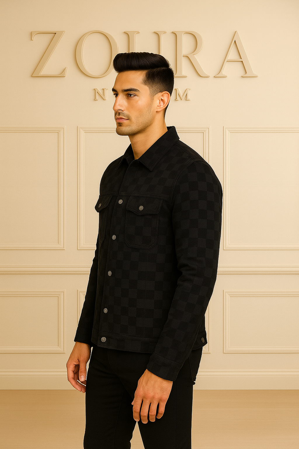 ECLIPSE | CHAQUETA ESTILO CUADROS