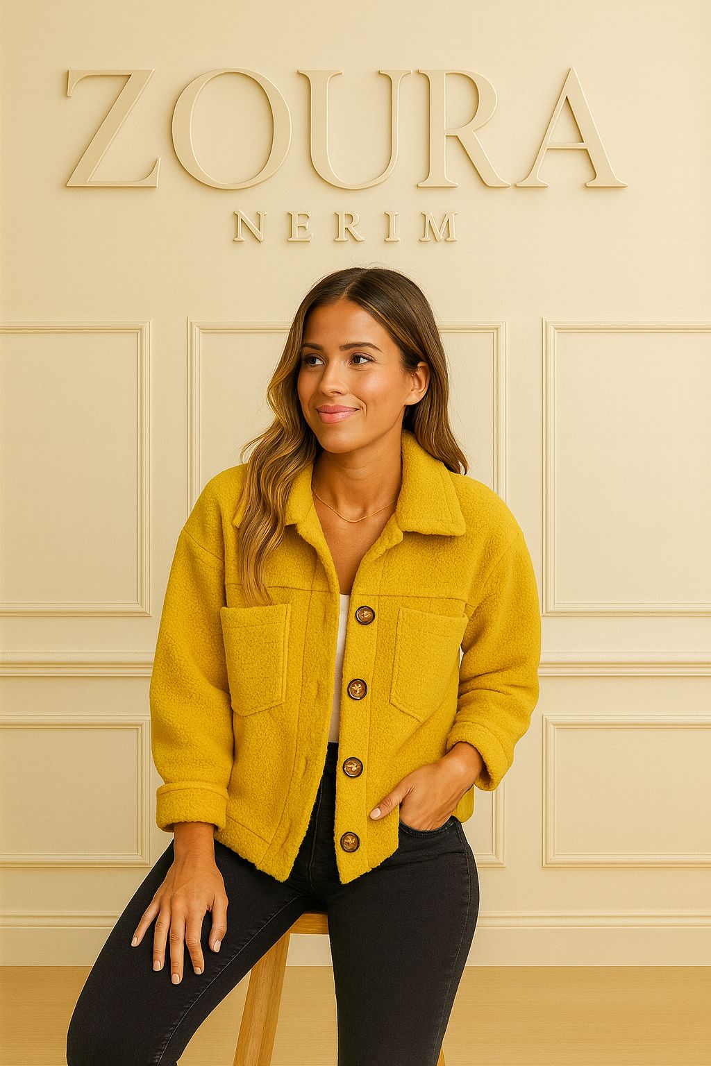 LUNARA | CHAQUETA ESTILO BORREGO